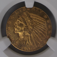 1909-O $5 Indian Head | Obverse